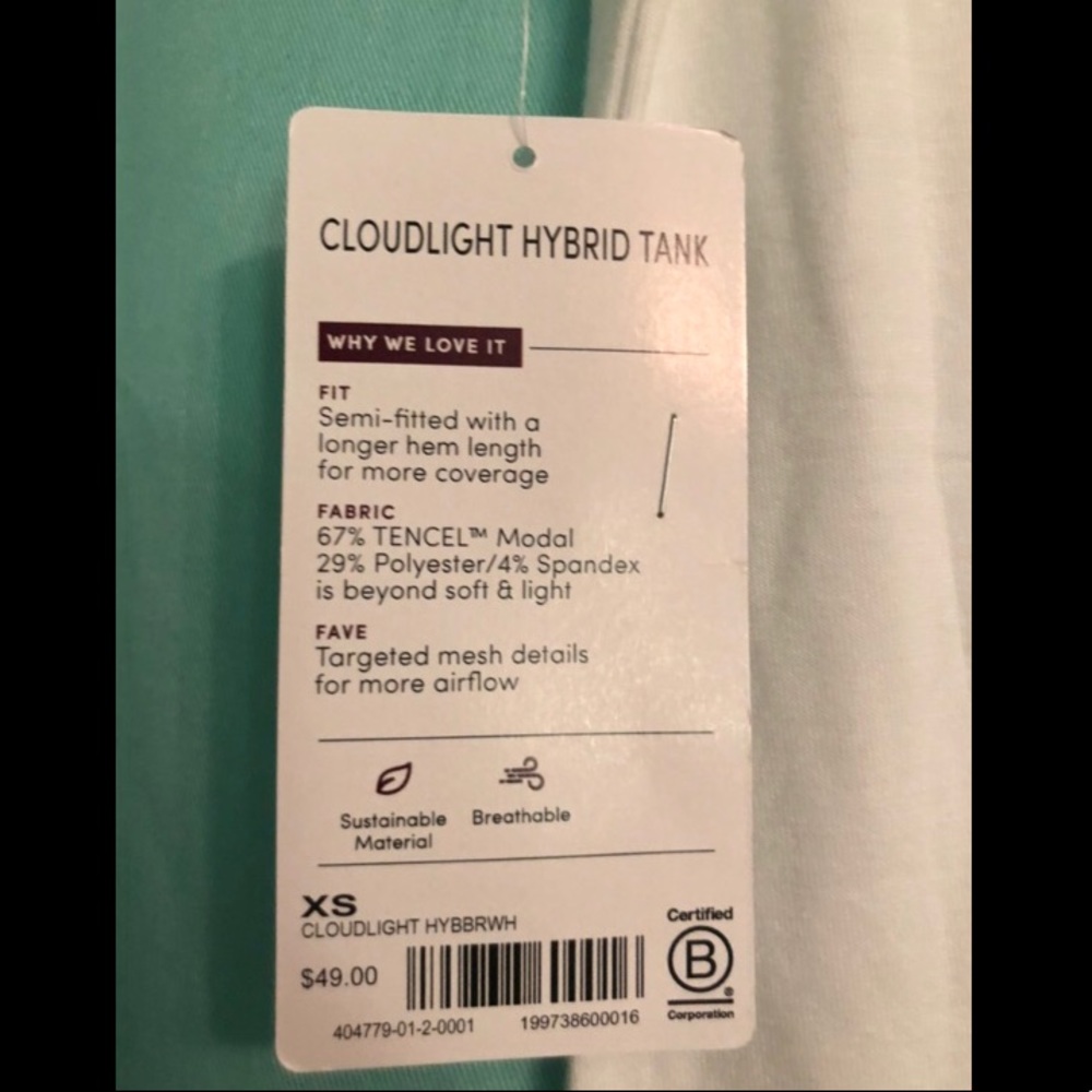 BRAND NEW- XS sold white athleta tank - Picture 3 of 5